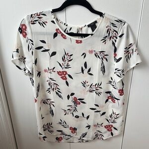 Ann Taylor Floral Women's Top Size MP